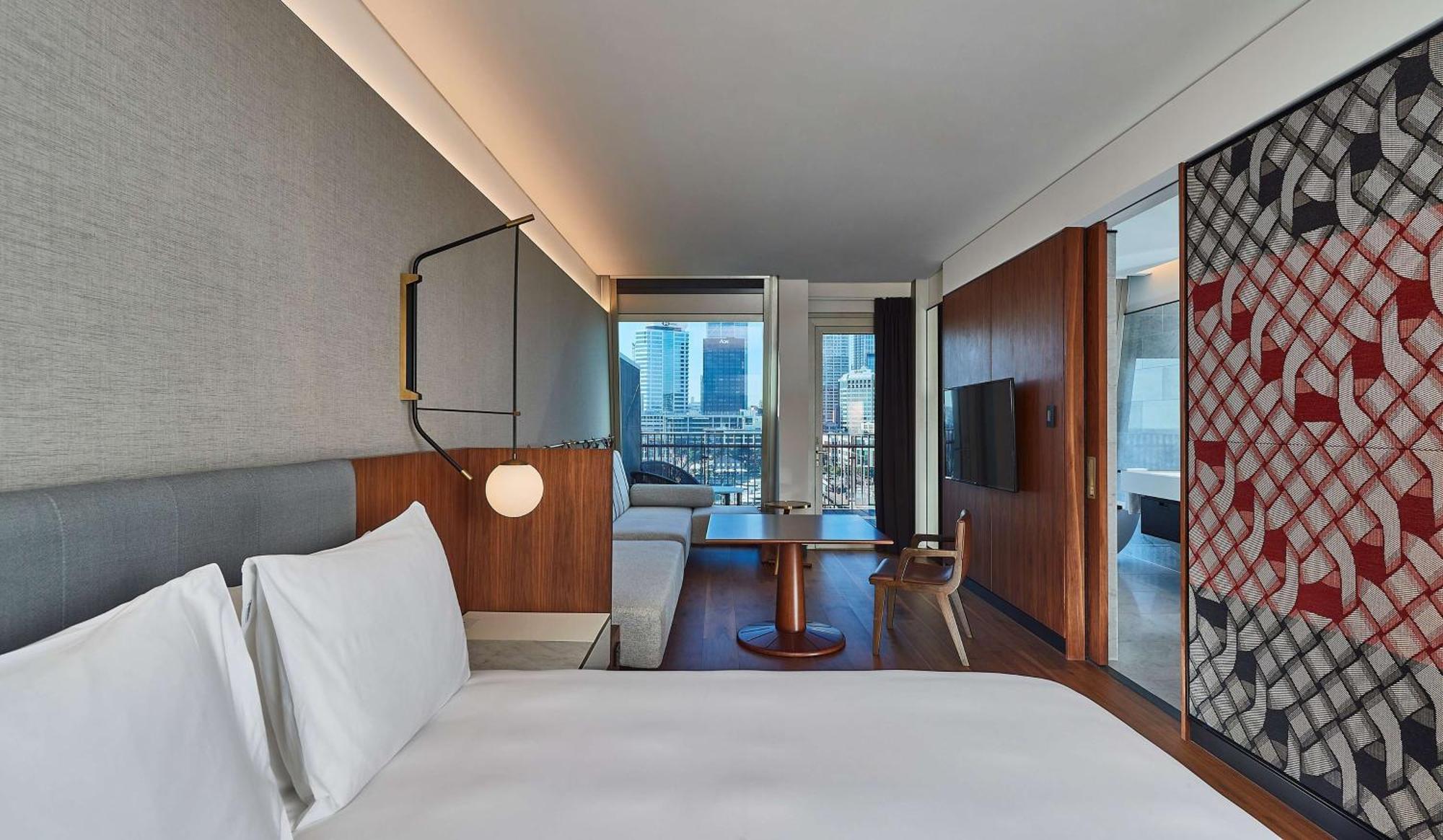 Park Hyatt Auckland Otel Dış mekan fotoğraf A guest room at the hotel